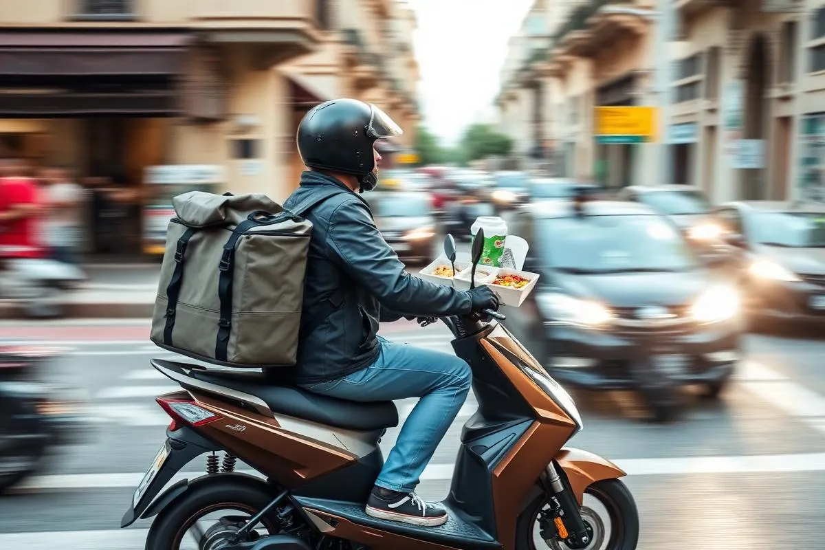 Scooter électrique pour livreurs au Maroc